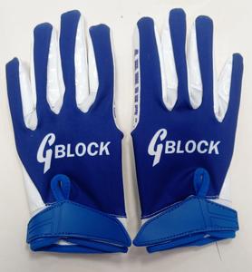 Custom Silicone <b>Printed</b> American Football <b>Gloves</b> Sticky Grip Adjustable Velcro Strap Adult Unisex Training Sports <b>Gloves</b> - Product Image 5
