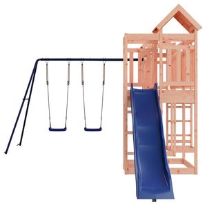 Juego de Jardín Douglas Wood con Columpios Resistentes de Polipropileno Natural para que los Niños se Diviertan - Product Image 4