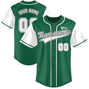 Nueva Llegada de Ropa Deportiva, Jersey de Béisbol con Nombre Personalizado Impreso, Tela 100% Poliéster, Mejor Precio - Product Image 1