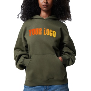 Sweat-shirt personnalisé OEM en molleton super doux 400+ GSM, coupe oversize, effet délavé, pour hiver et automne, avec impression et broderie sur mesure - Product Image 1