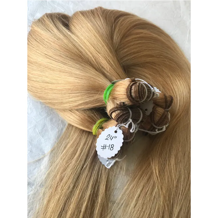 Professionals in Selling 100% Raw Unprocessed Mink Virgin Indian Hair Temple Grade Colour 18 Straight Remy Human Hair Extensions