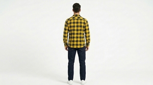 Men's Classic Checkered Flannel <b>Shirt</b> Long Sleeve Button Up Casual Woven <b>Shirt</b> for Outdoor and Daily Wear - Product Image 5
