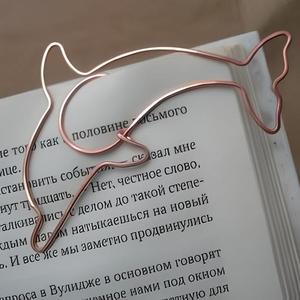 Luxury Handmade Copper <b>Bookmark</b> Artistic Wire Rose Design Durable Metal Page Marker Premium Book Accessory Gift Students Office - Product Image 4