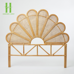 Muebles de Decoración para Dormitorio de Ratán de Alta Calidad, Cabecera de Cama de Ratán Natural, Tamaño Personalizable, Cabecera en Forma de Flor, Ratán 2026 - Product Image 2