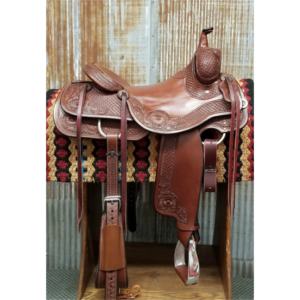 High Quality English Saddle <b>Leather</b> <b>Strip</b> Western Horse Roper Ranch Cutter Manufactured in India for Horse Riding - Product Image 1