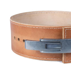 Ceinture de musculation en cuir de vachette épaisse de 10 mm, ceinture de musculation à boucle à levier, ceinture de musculation réglable en cuir - Product Image 2