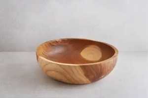 Juego de Tazones de Madera Hechos a Mano, Estilo Rústico Redondo, Artesanía Natural, Decoración del Hogar, Material de Madera Duradero - Product Image 4