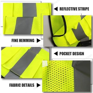 Chaleco de Seguridad Multifuncional Premium con Cinta Reflectante, Costuras Reforzadas y Anillo en D para Acceso a Arneses de Protección Contra Caídas - Product Image 4