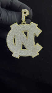 Colgante Hip Hop de Plata 925 de la Mejor Calidad, Chapado en Plata, con Moissanita de Corte Brillante, Alta Dureza, Resistente a los Arañazos, para Hombre, de Lujo - Product Image 2