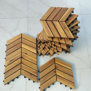 Thiết kế hiện đại DIY 300*300 mét Keo Gỗ xương cá gạch cho trong nhà ngoài trời cho nhà vườn sân thượng sân sau trang trí nội thất <span class=keywords><strong>decking</strong></span> - Product Image 6