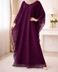 Kaftán de Dubái de Alta Calidad para Mujer, Hecho a Mano, Ropa Islámica Tradicional y Accesorios Diseñados para Musulmanas - Product Image 1