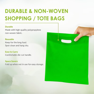 Sacs de courses personnalisés en non-tissé, sacs fourre-tout réutilisables pour l'épicerie, sacs écologiques pour vêtements et chaussures, sac fourre-tout à marque privée - Product Image 3
