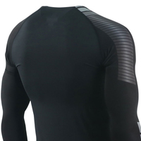 Prix d'usine OEM, vente chaude, rashguard personnalisé pour hommes, surf, spandex/polyester, séchage rapide et respirant, respectueux de l'environnement