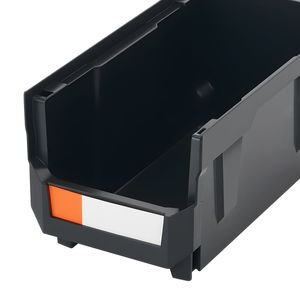 Lot de 12 bacs de rangement en plastique empilables de 14,8 x 8,5 x 7,1 pouces pour l'organisation du garage - Product Image 2