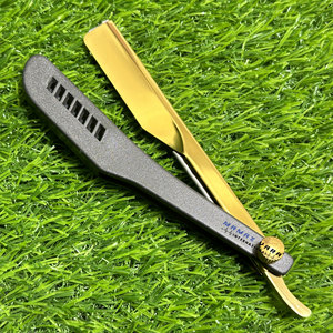 Navaja de Afeitar Profesional de Acero Inoxidable de Alta Calidad con Mango Combinado y Sistema de Bloqueo Deslizante Compatible con Half - Product Image 2
