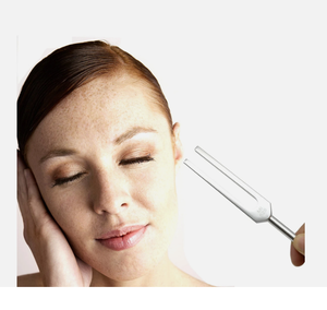 Diapasón de 528 Hz de gran venta con martillo de silicona y paño de limpieza, para afinación de chakras - Product Image 3