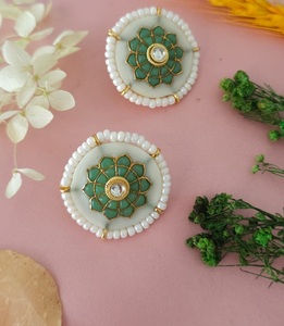 Pendientes de Gotas de Moissanita Fina de Primera Calidad, Chapados en Oro Glamoroso, para Mujer, para Vestidos de Noche, Fiestas, Moda - Product Image 3