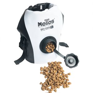Sacchetto per Dispenser cibo secco da viaggio esterno impermeabile giallo pascolatore per uso da animali domestici - Product Image 3