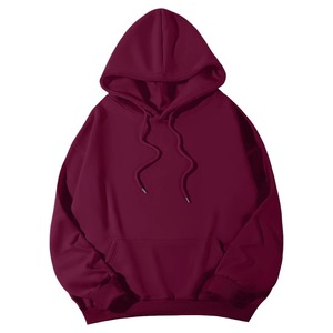 Sudadera con Capucha para Hombre, Color Sólido, Corte Holgado, Felpa Francesa, Estilo Casual para Otoño, Manga Larga, Diseño con Bolsillos 2027 - Product Image 1