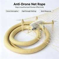 Corde de capture légère en para-aramide pour drones, ligne tressée résistante à l'abrasion pour systèmes de sécurité d'interception de drones