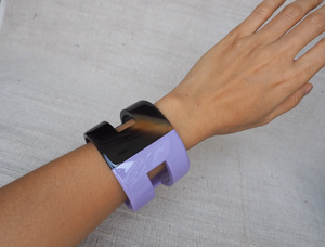 Bracelet en corne de buffle, écologique, fait main, couleur naturelle, moderne, pour la décoration de mariage et les cadeaux - Product Image 2