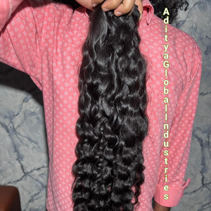 Extensiones de Cabello Humano Indio Remy de Doble Trama, Textura Rizada, Precio al por Mayor Directo de Fábrica - Product Image 2