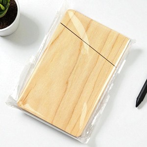<b>Rustic</b> Wooden Business Card Holder | <b>Desk</b> Organizer | Natural Wooden Card Display - Product Image 3