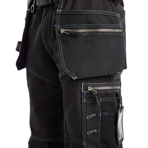 Pantalon de travail robuste avec poche porte-outils, genouillères renforcées CORDURA, pour charpentier, construction, vêtements de travail, pantalon cargo utilitaire - Product Image 5