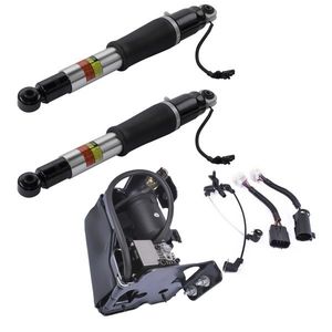 2pcs Rear Shock Absorbers 1pc Air Compressor Compatible for Cadillac Escalade Chevy Suburban GMC Yukon 2015-2019 Model 23151122 - Product Image 3