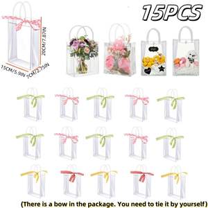 Bolsas de Regalo Reutilizables de PVC para Organización Navideña 60/30/15 para Bodas, Despedidas de Soltera, Navidad, Acción de Gracias, Año Nuevo y Graduaciones - Product Image 1