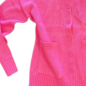 Top Quality Sorority Embroidered Women Cardigan Knitwear Breathable Durable Casual Button Down Sweater OEM Custom Wholesale - Product Image 6