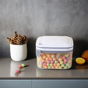 Conteneur sous vide de type presse de 0,6 L pratique pour des vies occupées pour une utilisation en cuisine - Product Image 1