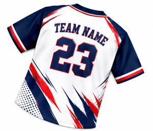 Uniforme de Béisbol Americano Personalizado con Rayas, Uniforme de Béisbol de Poliéster Transpirable de Secado Rápido, Manga Corta, Bordado, Venta al Por Mayor para Equipos - Product Image 6