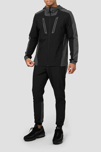 Chaqueta Cortavientos Impermeable con Capucha para Hombre, 100% Algodón, de Secado Rápido, para Deportes al Aire Libre, Running, Gimnasio, Entrenamiento - Product Image 3