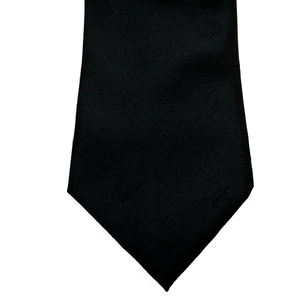 Corbata de Regalia Masónica de Diseño Personalizado, 100% Seda, Blanca y Negra con Logotipo G, Accesorio Masónico - Product Image 5