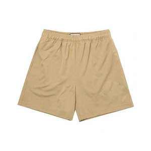 Pantalones Cortos Deportivos Casuales Transpirables para Hombre, Color Verde Menta Sólido, Cintura Elástica - Product Image 4