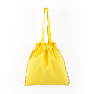Mochila de Algodón Blanca Lisa con Cordón, Bolsa Tejida Portátil para Uso Diario, Bolsa Deportiva para Uso al Aire Libre, Mejor Precio al por Mayor OEM - Product Image 4