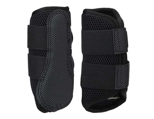Horse Brushing <b>Boots</b> Solid Color Neoprene & Mesh with <b>Fleece</b> Lining High Elastic Customizable for Fly & Mosquito Protection - Product Image 4