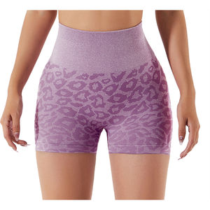 Women's Mid Waist 100% Cotton Custom Logo Shorts Summer Breathable Anti-Wrinkle Quick Dry Fitness Running Wear <b>Drawstring</b> - Product Image 1