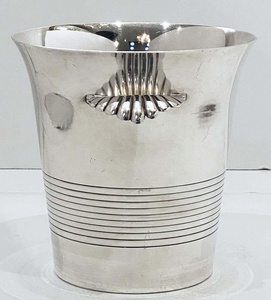 Customization French Silver Champagne Bucket Wine Cooler Indoor/Outdoor <b>Bar</b> Utensils Decor Metal Material for Parties Beers - Product Image 2