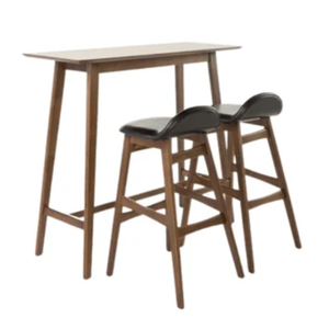 Modern Style <b>Table</b> <b>and</b> Chairs <b>Sets</b> High Quality Wooden <b>Bar</b> Chair High <b>Stool</b> <b>and</b> <b>Bar</b> <b>Table</b> for Kitchen <b>and</b> Hotel <b>Bar</b> Furniture - Product Image 1