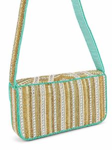 Pochette de soirée de luxe faite à la main en perles de verre pour femme, sac à main personnalisé OEM ODM en gros - Product Image 2