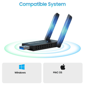 3.0 USB Dual Band 5GHz 1300Mbps a lungo raggio adattatore WIFI Wireless Dongle di rete - Product Image 5