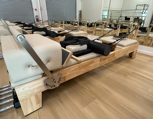 Nouvel Arrivage 2026 : Reformer Pilates Premium en Bois de Chêne Beige, Pliable, pour Entraînement de Core et Équilibre, Usage Domestique, MOQ Fabricant - Product Image 1