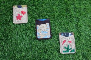 Vente en gros Porte-cartes en cuir véritable de haute qualité Nouvelle arrivée Porte-cartes en cuir usiné à la main pour hommes - Product Image 4