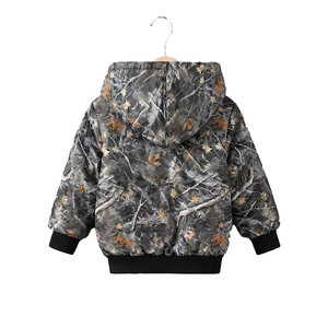 Custom Winter Retro Casual Thick Polar Black Silk Bomber Jacket Zip-Up Hooded Waterproof Windproof Unisex - Product Image 2