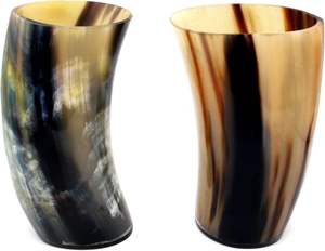 Vaso de Cuerno de Búfalo Natural al por Mayor, Ecológico y Hecho a Mano, para Artículos Promocionales y de Regalo - Product Image 1