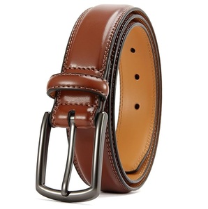 Nuevo Diseño al por Mayor 2025 Cinturón Casual de Mezclilla para Hombre con Logotipo Personalizado Hebilla de Alta Calidad OEM Cinturones Formales para Hombre - Product Image 1