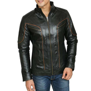New Design <b>Leather</b> Made Waterproof Genuine <b>Leather</b> Factory Made New Arrival Reasonable Price New <b>Men</b> <b>Leather</b> <b>jacket</b> for <b>men</b> - Product Image 3