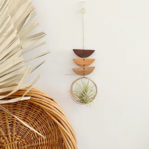 Hiện đại Mộc mạc bằng gỗ tường trang trí nội thất Bảng điều khiển đương đại tường nghệ thuật treo tường thiết kế đề can - Product Image 3